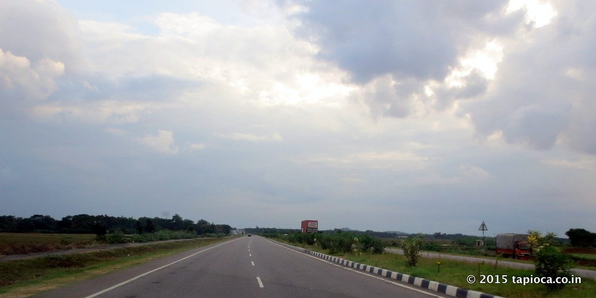 NH75 (previously called NH48) near Channarayapatna on the way to Hassan. This is a toll highway.