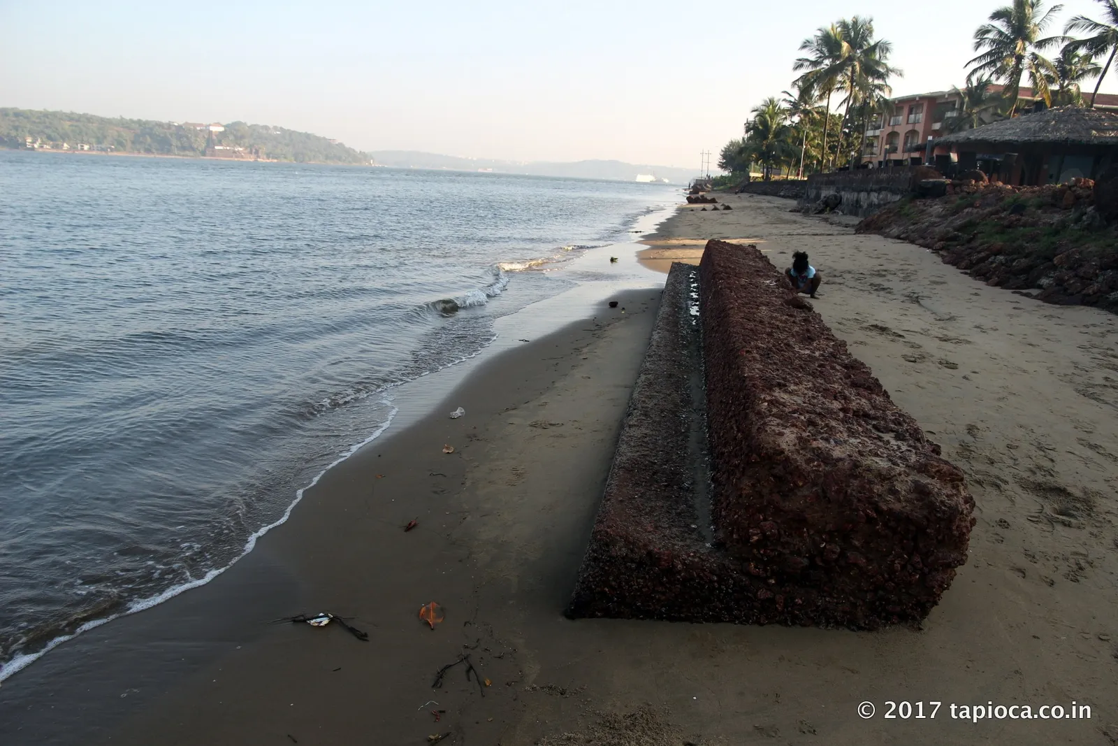 Beach in front of Goa Marriott Resort & Spa
