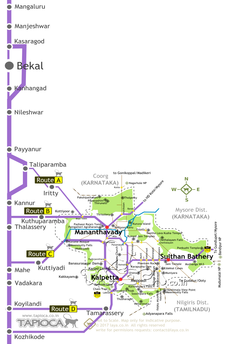 kuruva island route map