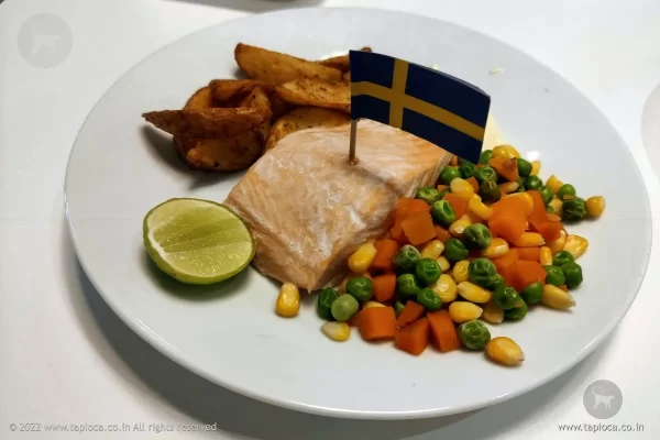 Salmon Fillet at IKEA's Swedish Restaurant