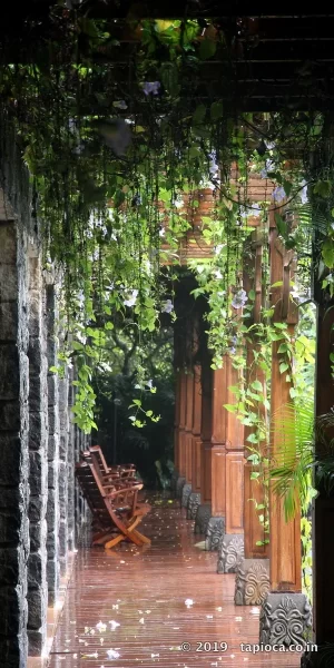 Veranda at Taj Kovalam
