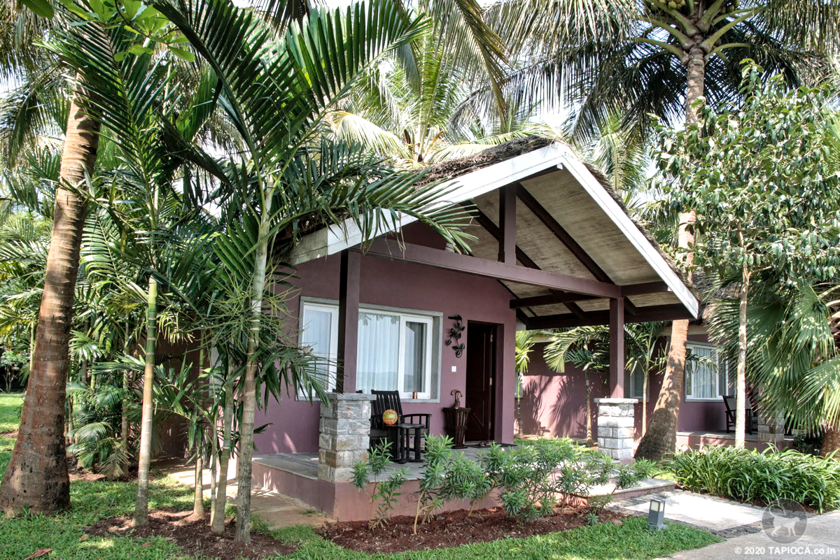 Cottage in Serai Resort overlooks the Kabini Reservoir 