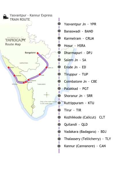 Yasvantpur - Kannur Express