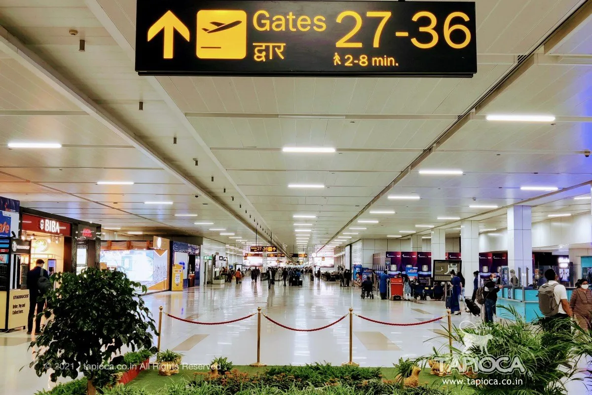 Indira Gandhi International Airport inside Terminal 3