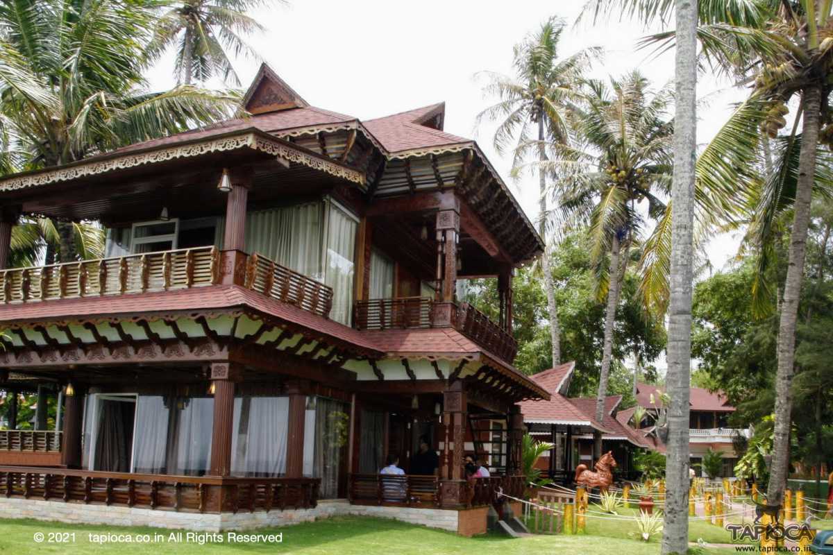 Resort at the Cliff area in Varkala