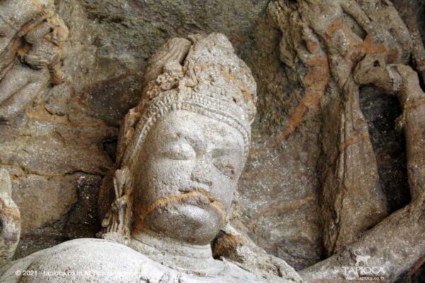 Face of Nataraj Shiva in Elephanta