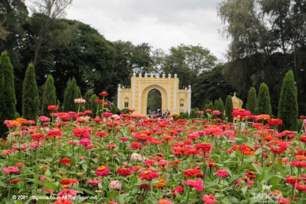 Garden in Tipu's Summer Palace in Mysore