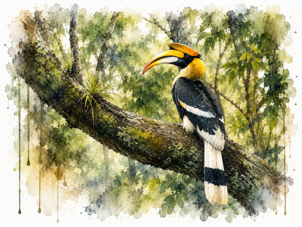 Hornbill is the state bird of Kerala