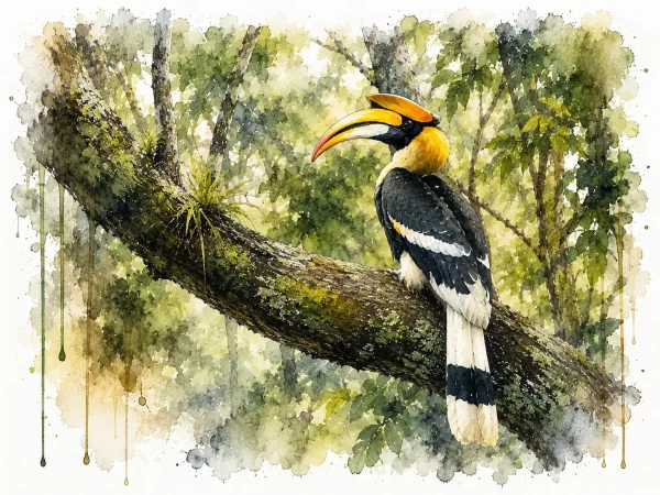 Hornbill is the state bird of Kerala