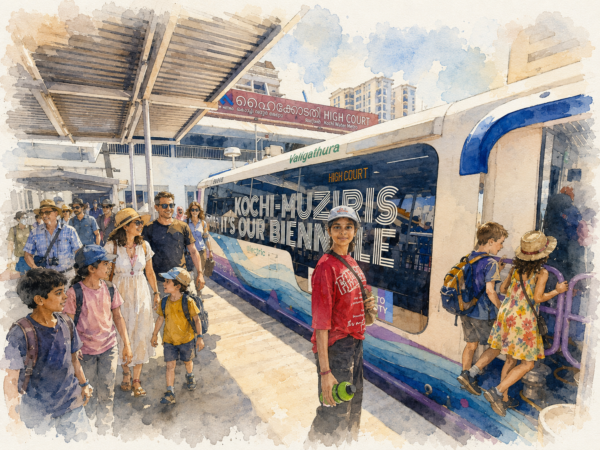 Kochi Water Metro at High Court metro station
