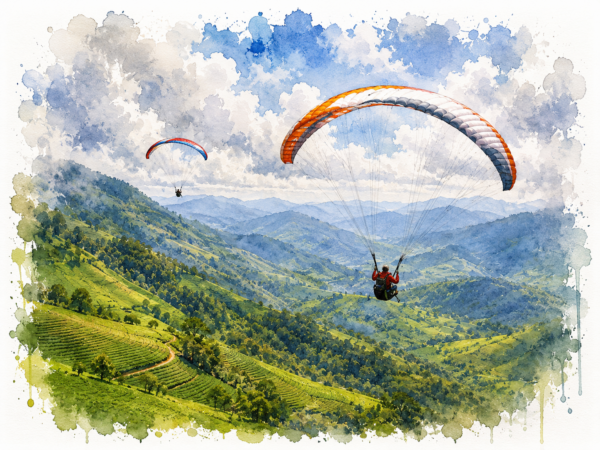 Paragliding in Vagamon
