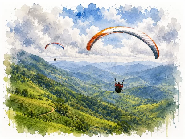 Paragliding in Vagamon