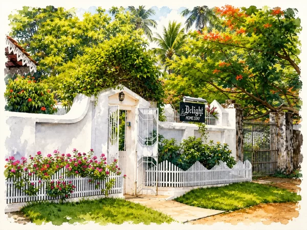 Delight Home Stay perfectly captures the charm of Fort Kochi, tucked away in a beautiful colonial-era mansion that feels like a trip back in time.
