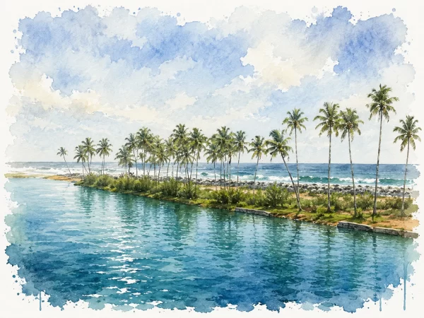 Kappil Backwaters Where the Backwaters Meet the Arabian Sea